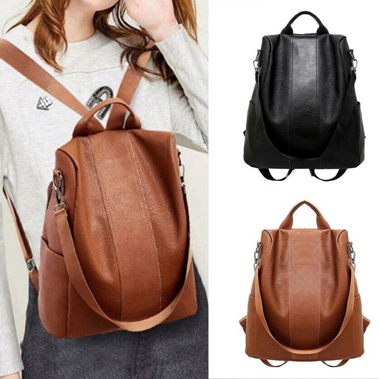 Limited Leather Ladies Anti-theft Backpack