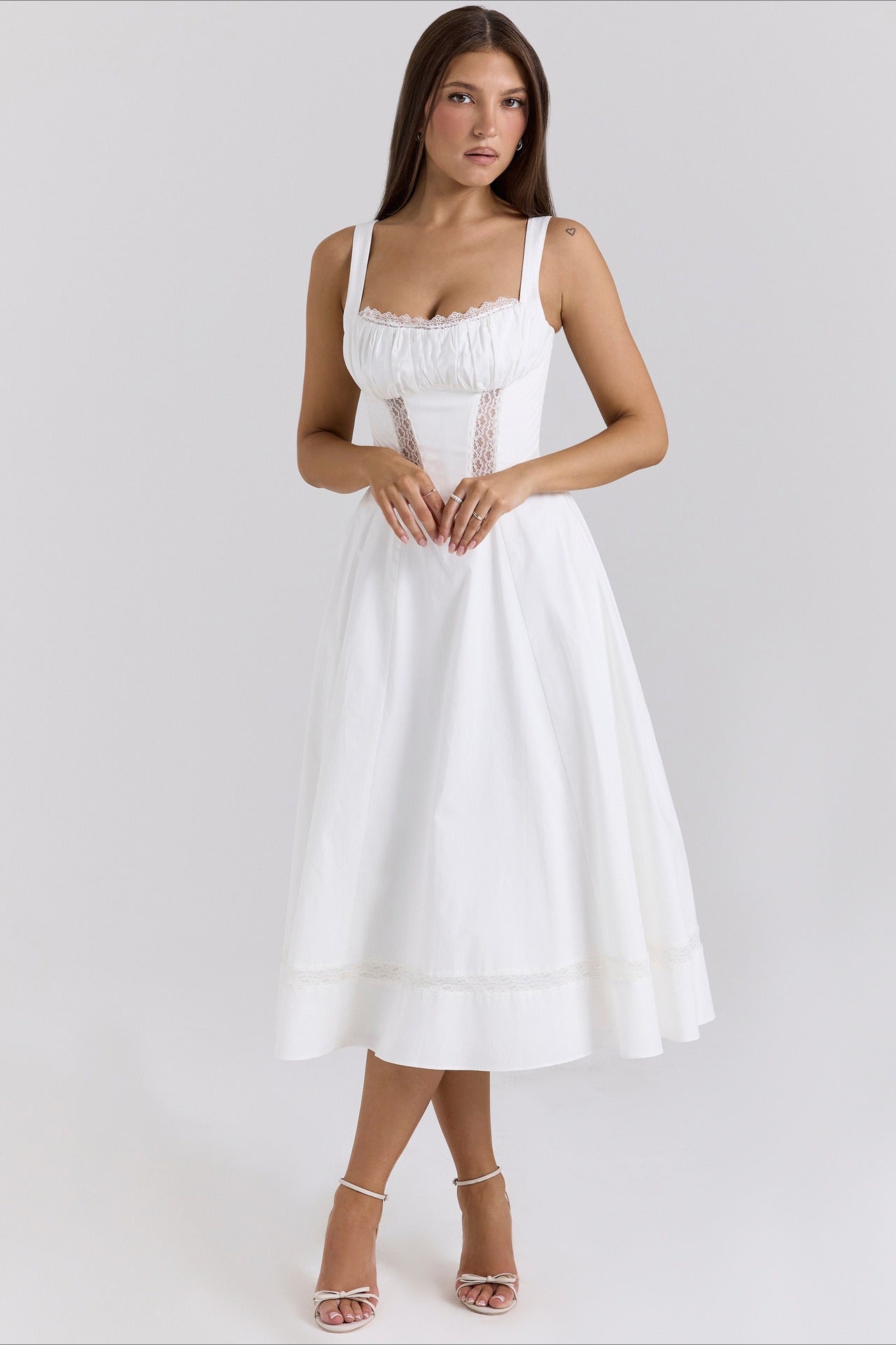Ditsy Floral Slim Fit Slip Dress