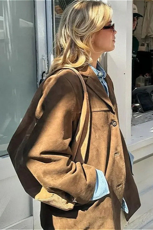 Retro Suede Loose Jacket