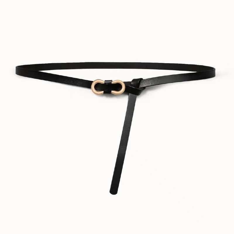 Slim Chic Leather Waist Belt
