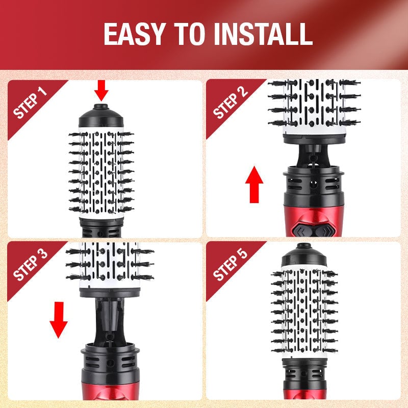 The Hair Wizard, All-in-One Styler for Drying, Curling, and Straightening Hair