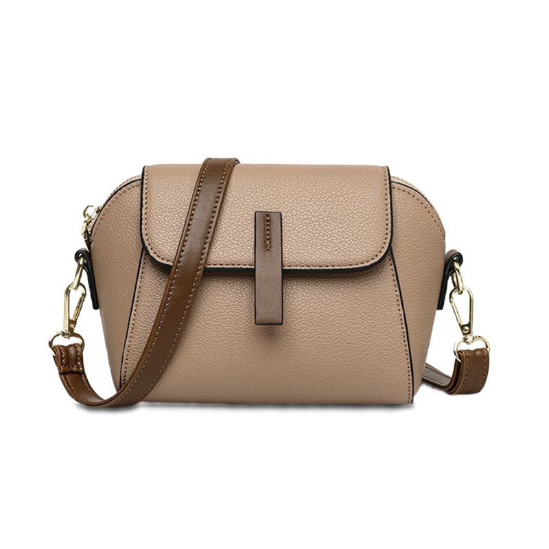 WLight luxury soft leather trendy and versatile crossbody bag