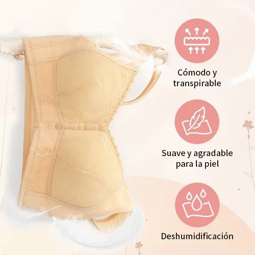 Nuevo Sujetador Transpirable Con Cierre Frontal Para Personas Mayores