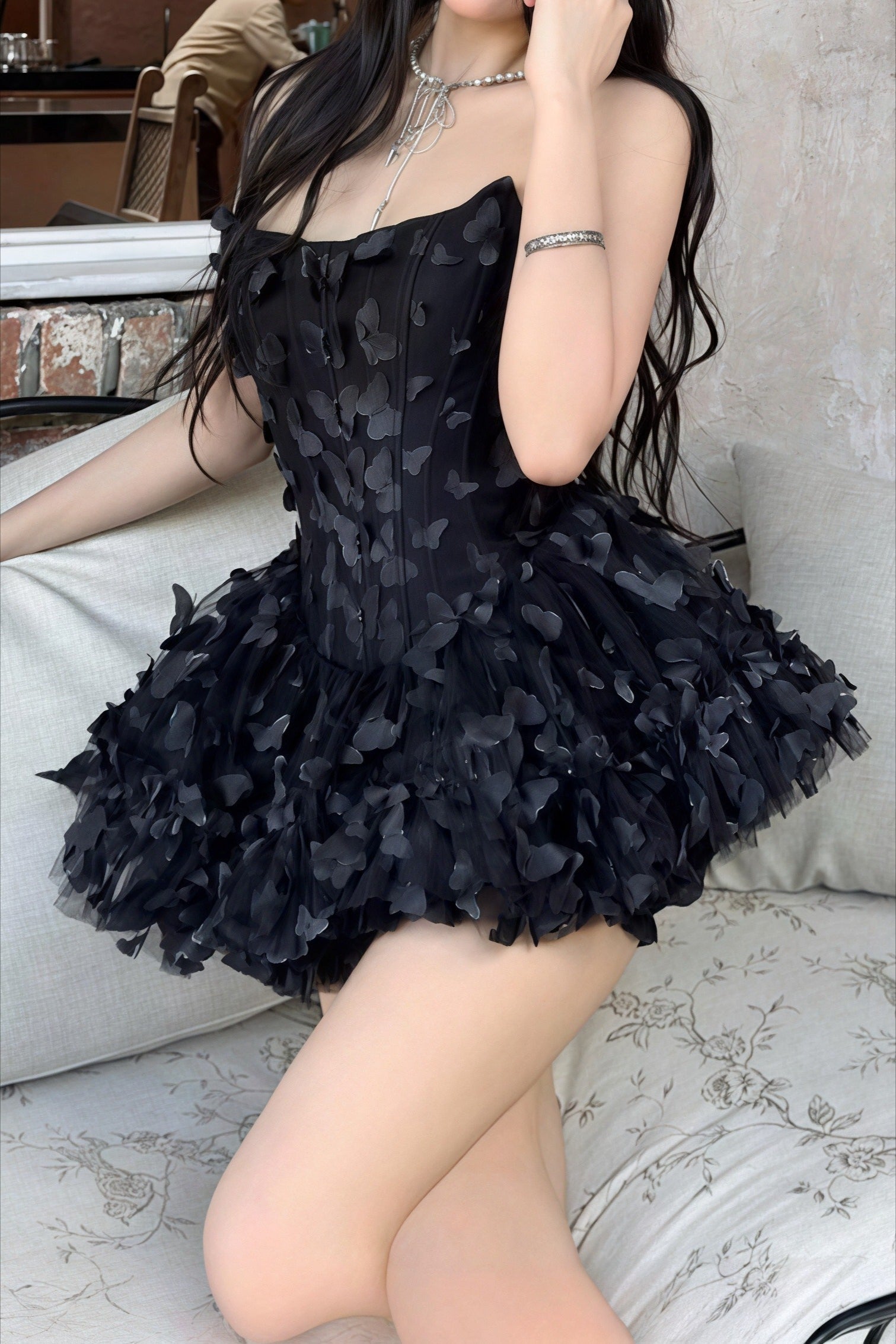 Corset Bow Bustier Mini Dress 10