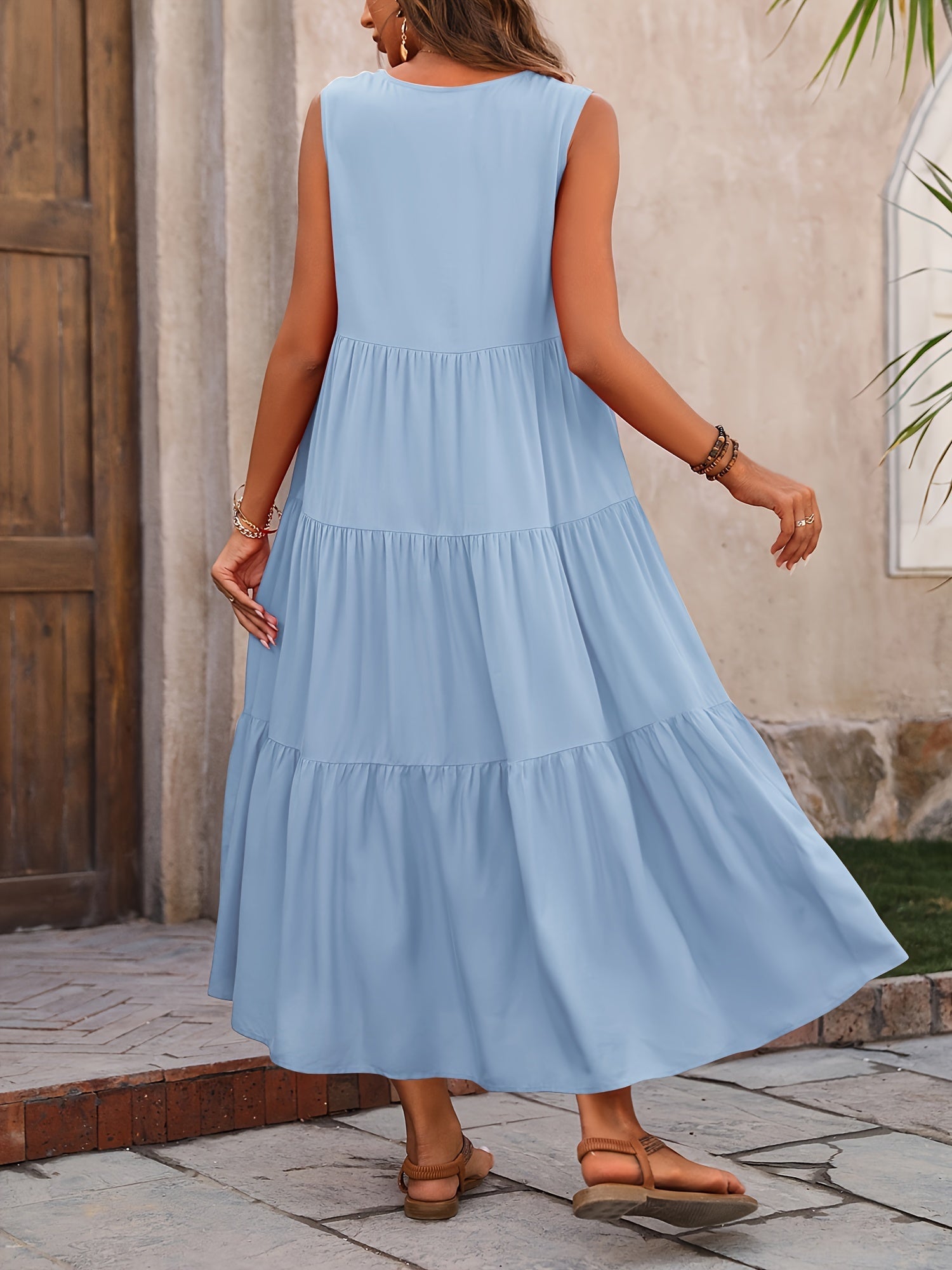 Marciana Simple and Stylish Summer Dress for Women Modern Chic Style