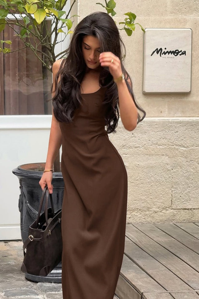 Sexy Cami Bodycon Maxi Dress