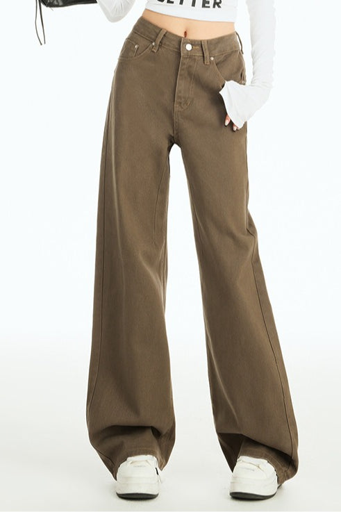 High Waist Loose Wide Leg Jeans