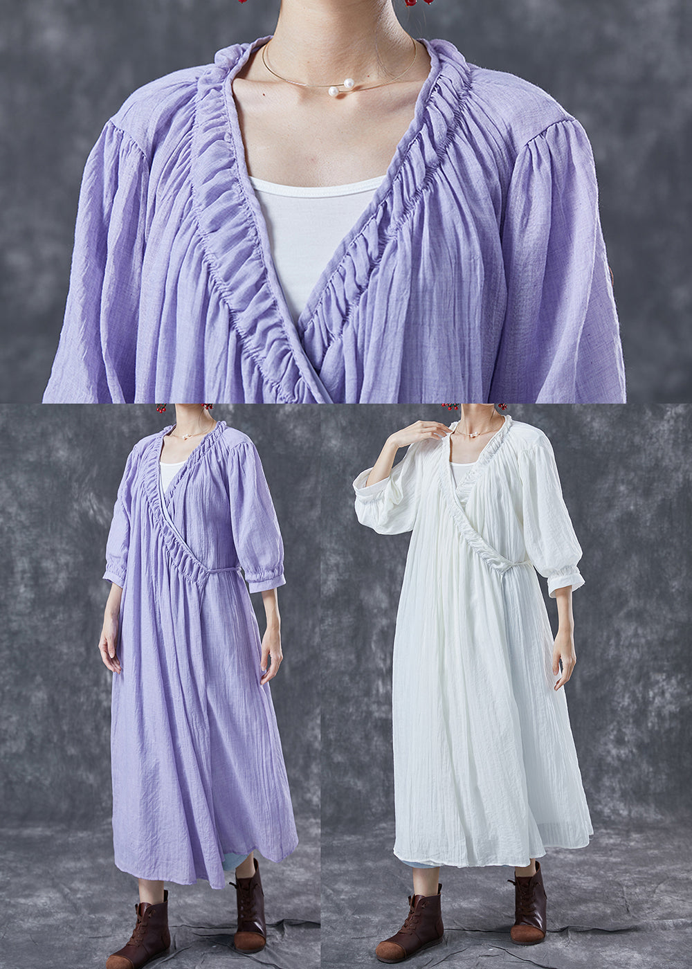 A Vintage Style Dress with Delicate Timeless Details