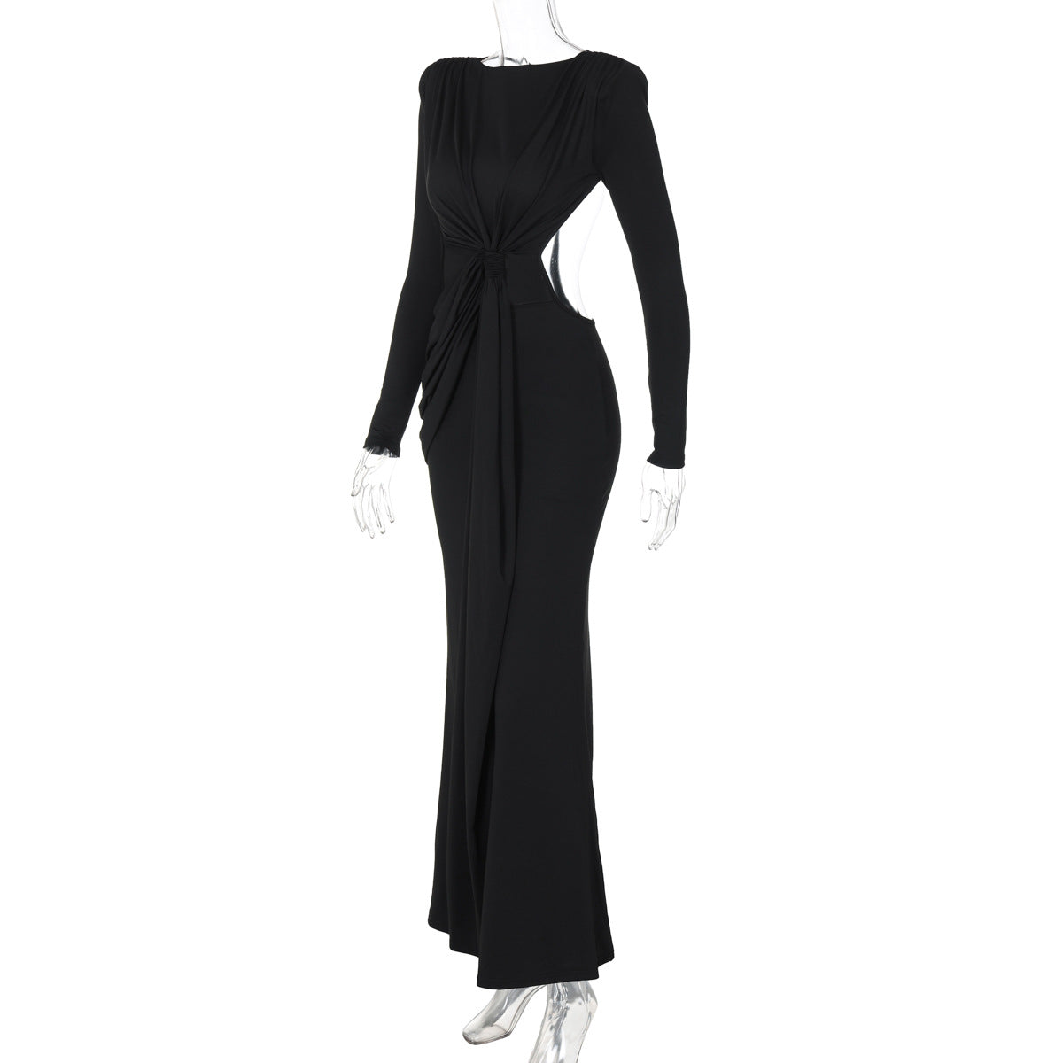 Gracing Date Bodycon Dress Black