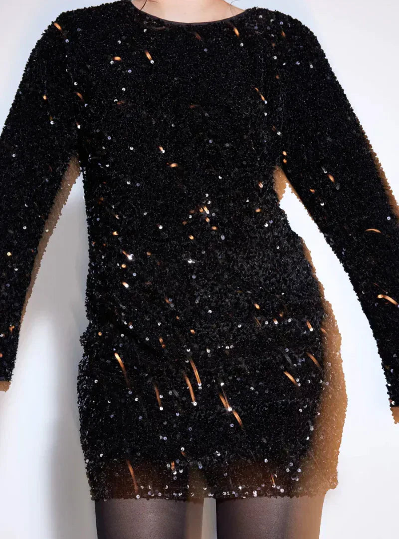 Endora Glitter Dress for Women Cocktail Hour Style