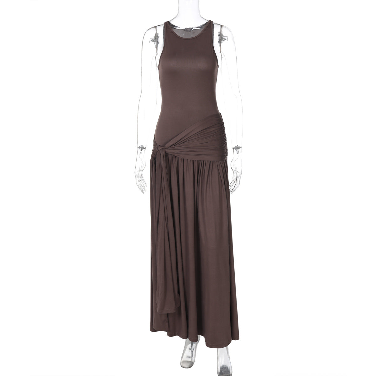 Niger Maxi Dress Brown
