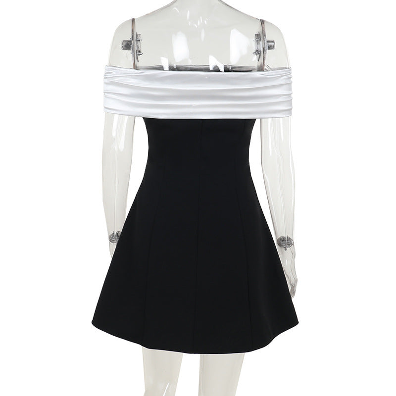 Dublin 2.0 Off Shoulder Mini dress Black