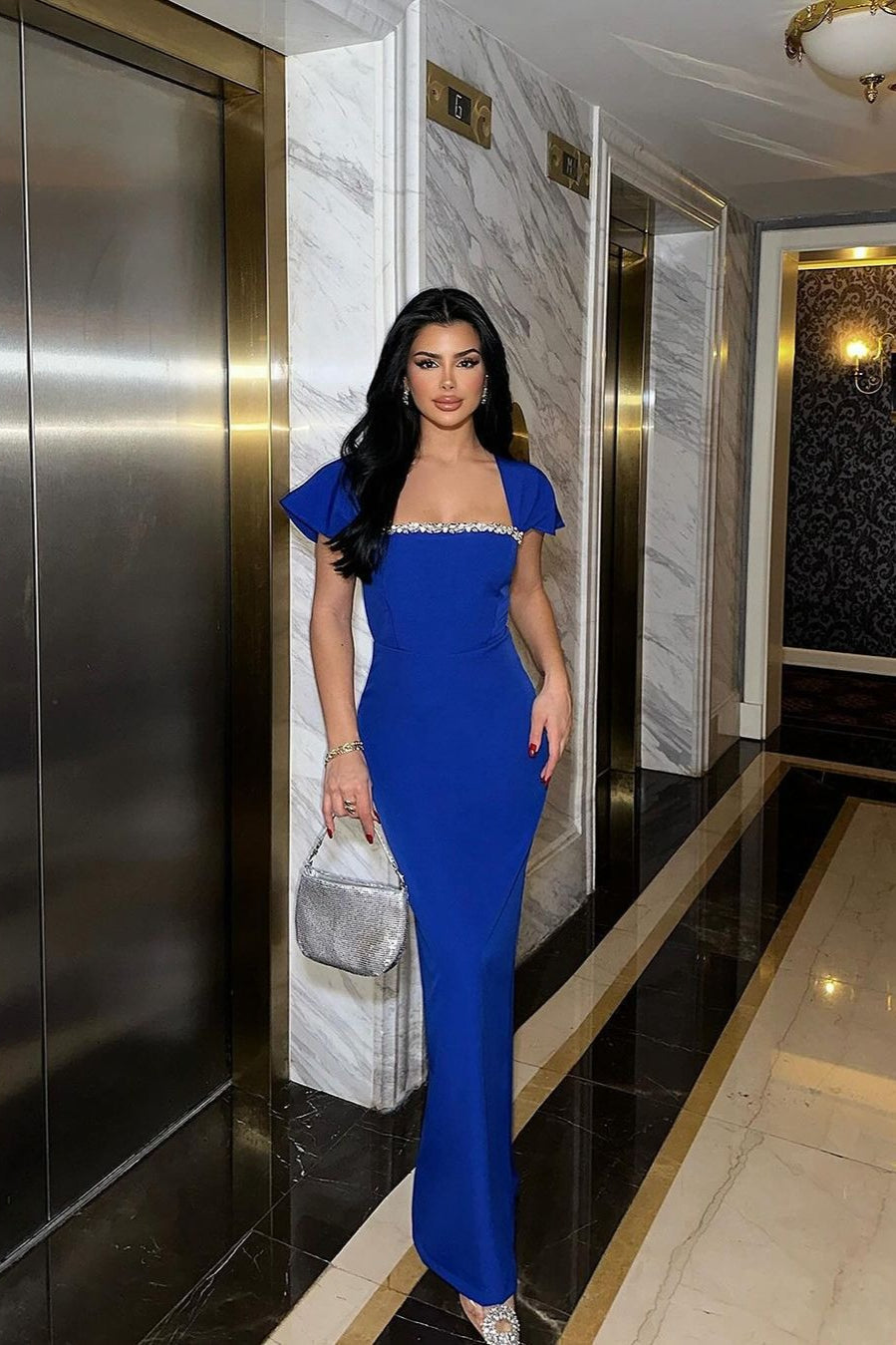 Rhinestone Bandage Party Dress