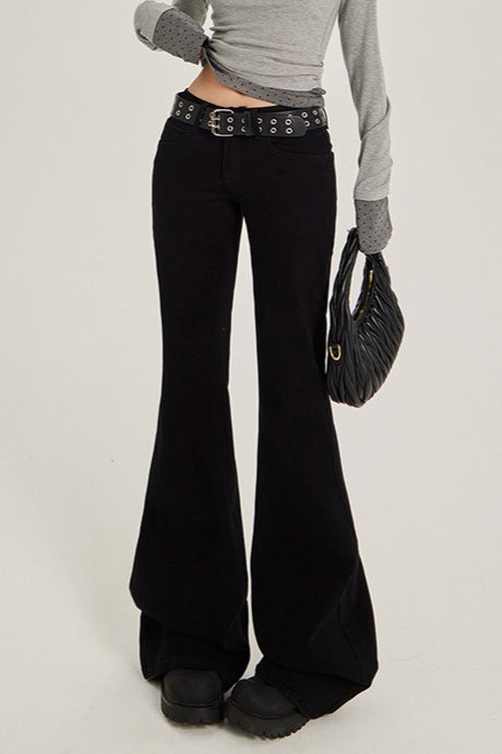 Low Rise Stretchy Slim Bootcut Jeans