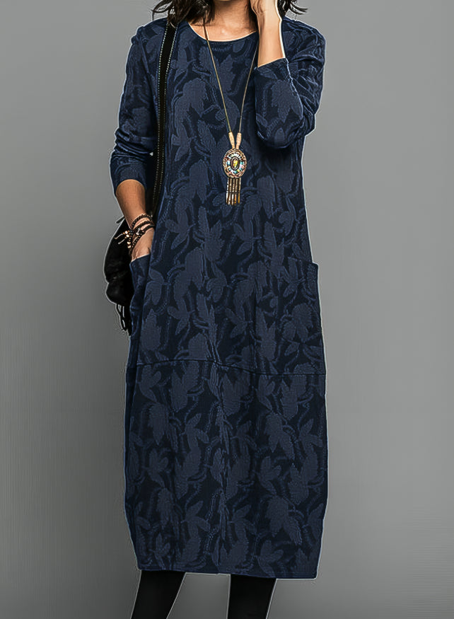 Begoña Chic Printed Dress Elevated Occasion Wear