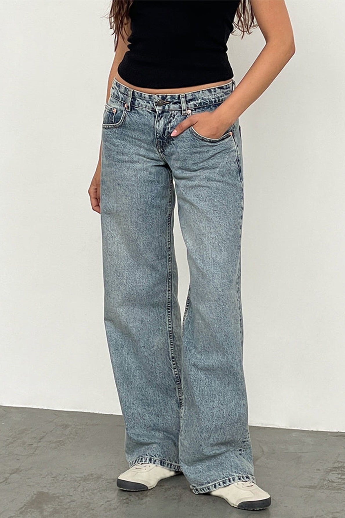 Classic Relaxed Fit Straight Leg Jeans
