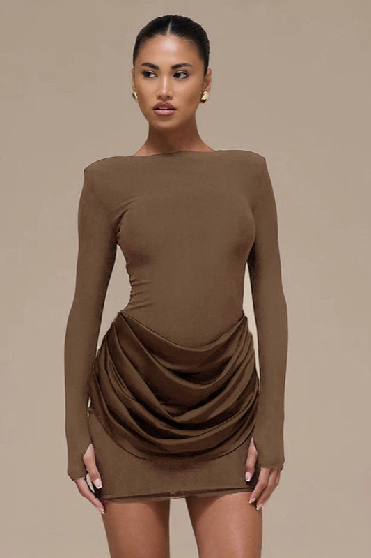 Ruched Bodycon Dress 12