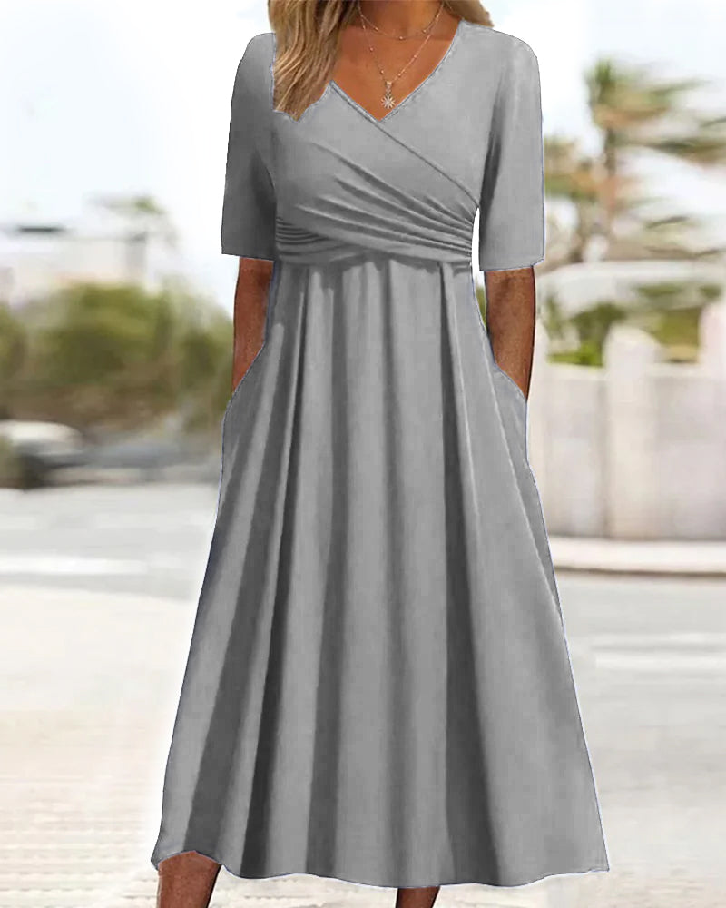 Ana Effortless Comfort Elegance in One Dress Statement Occasion Edit