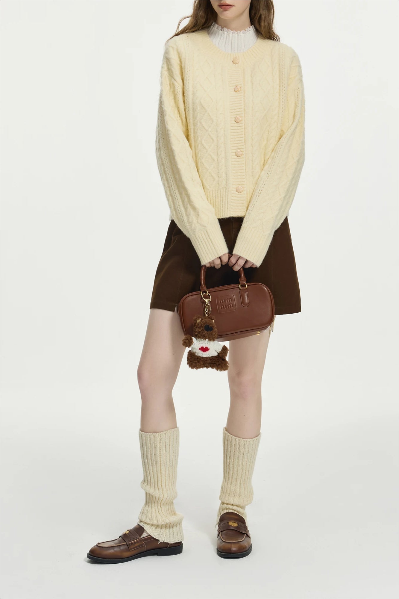 Chic Colorblock Knit Casual Cardigan