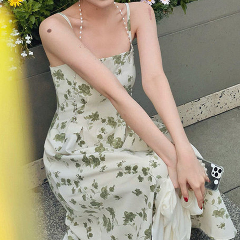 Pistachio Midi Slip Ivory Dress