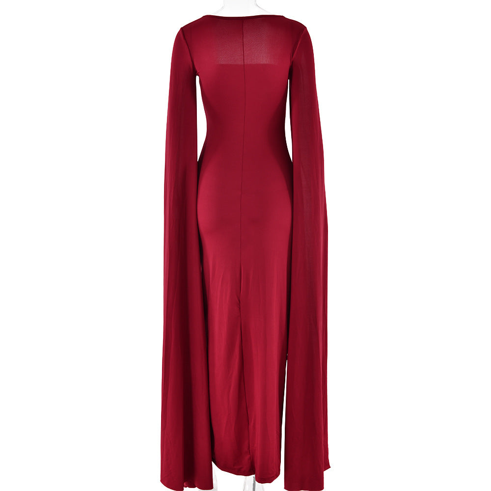 Symphony Dress Maroon