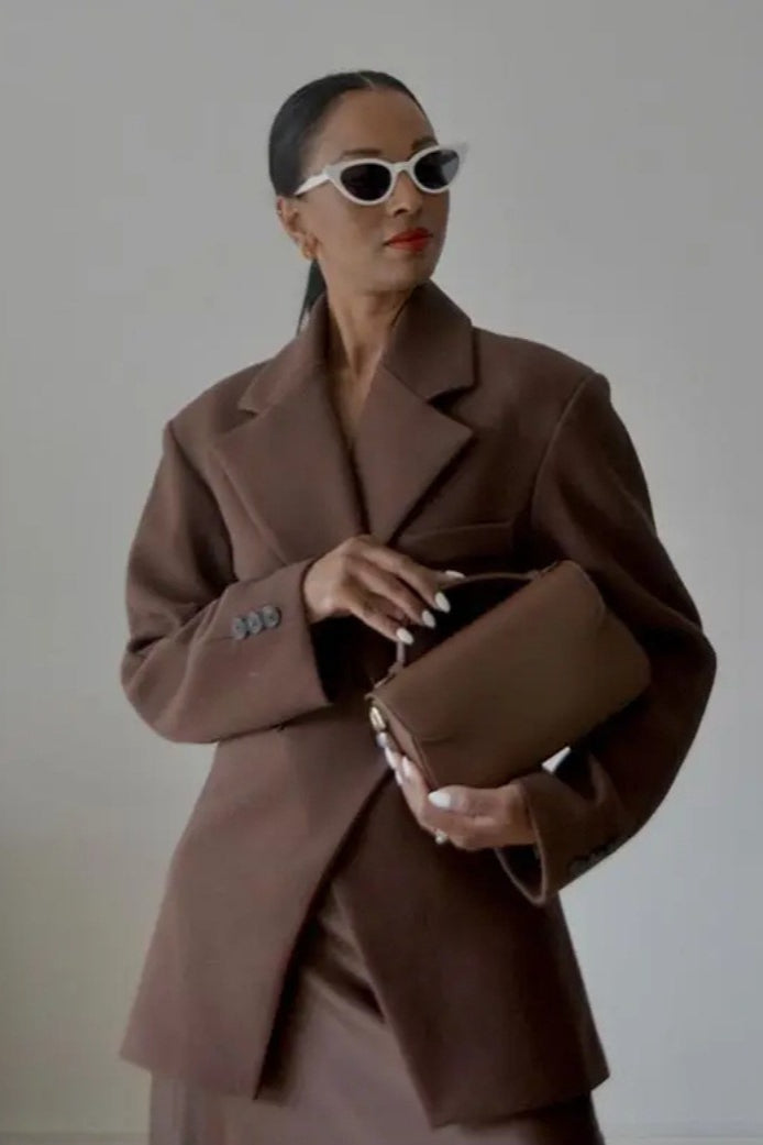 TwoButton Tailored Notch Lapel Blazer