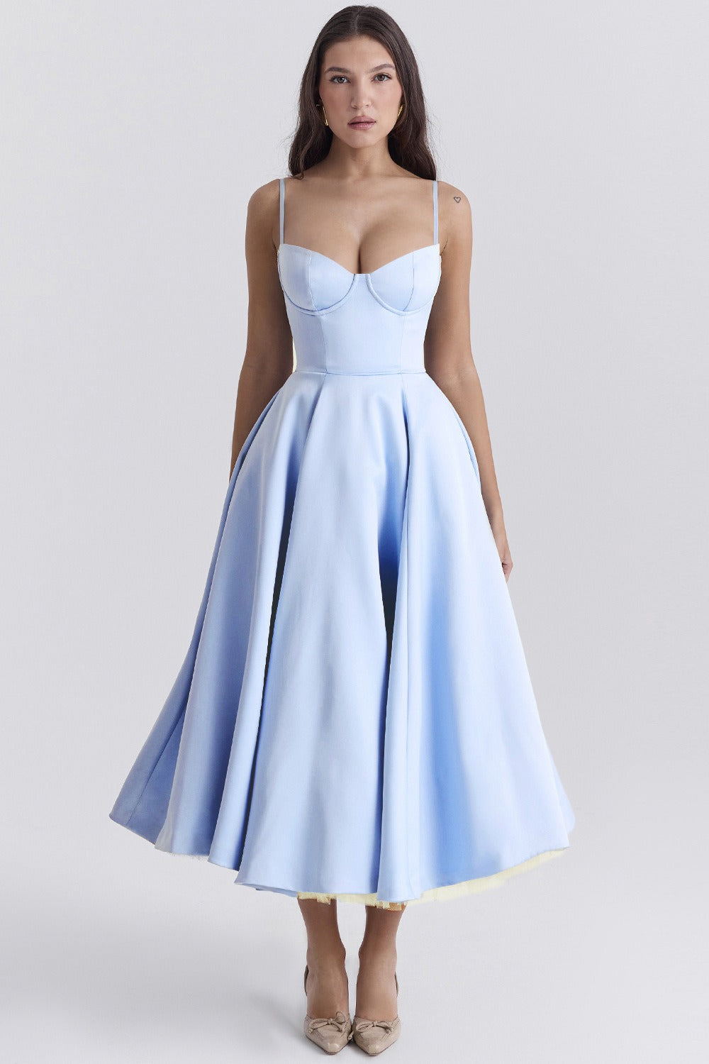 DoubleLayer Sheer Party Dress