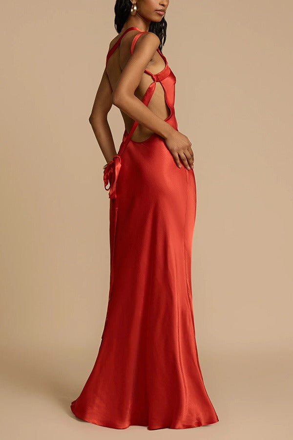 Satin One Shoulder Bodycon Dress 13