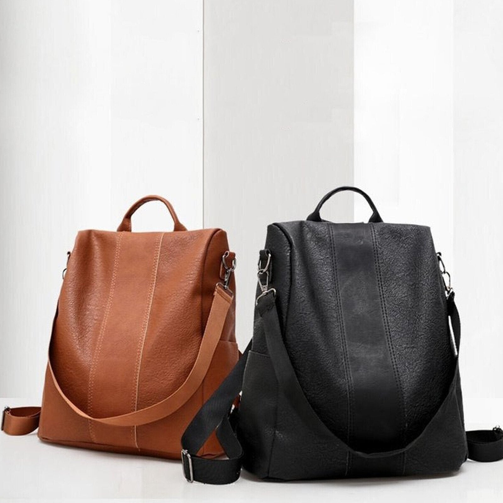 Limited Leather Ladies Anti-theft Backpack