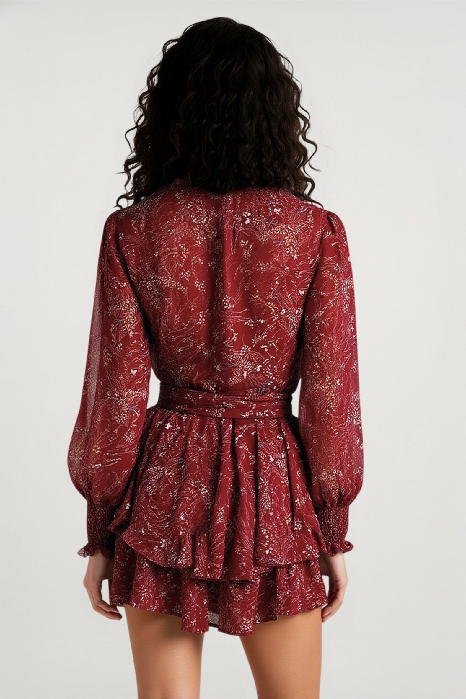 DressBetty - Spring Vintage Perspective Floral Print Dress