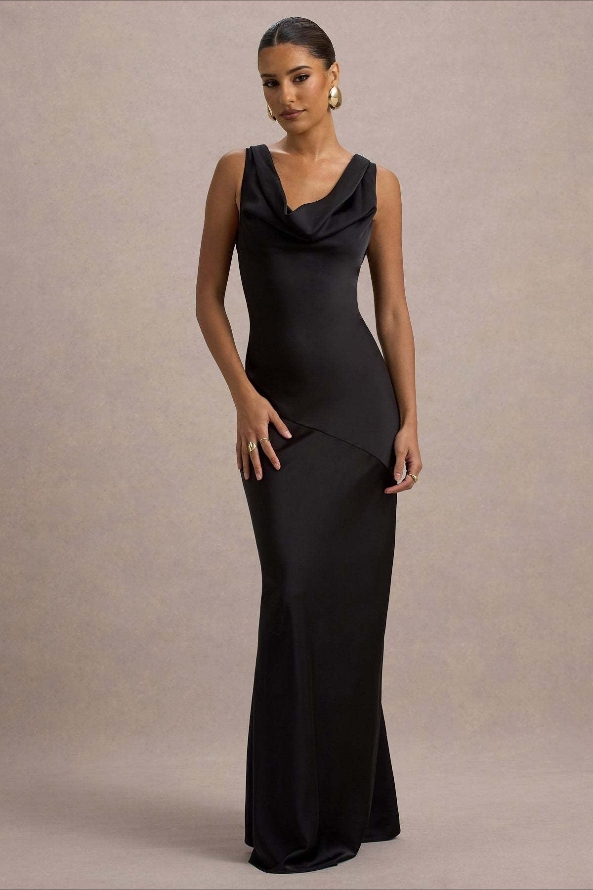 Satin Mermaid LowBack Party Dress