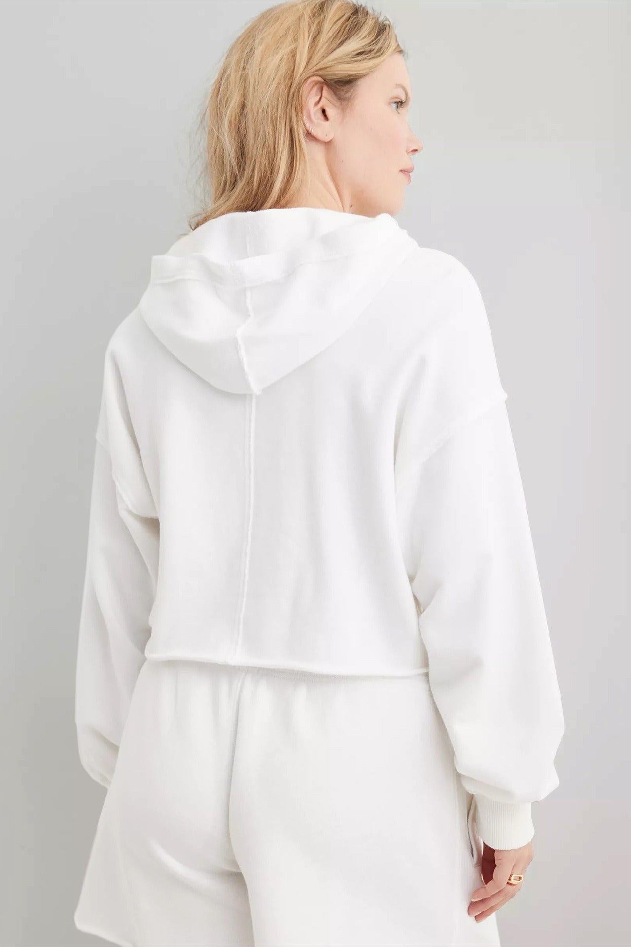 Loose V-neck Fashionable Hoodie