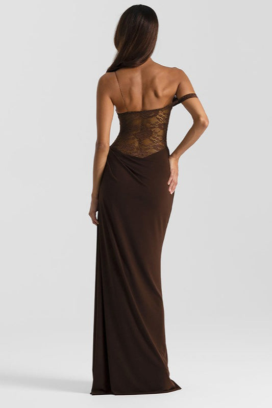 Lace Panel Bodycon Dress 4