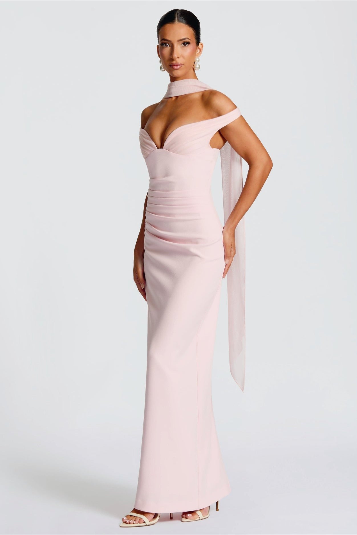 Stretch OffShoulder Bodycon Birthday Dress
