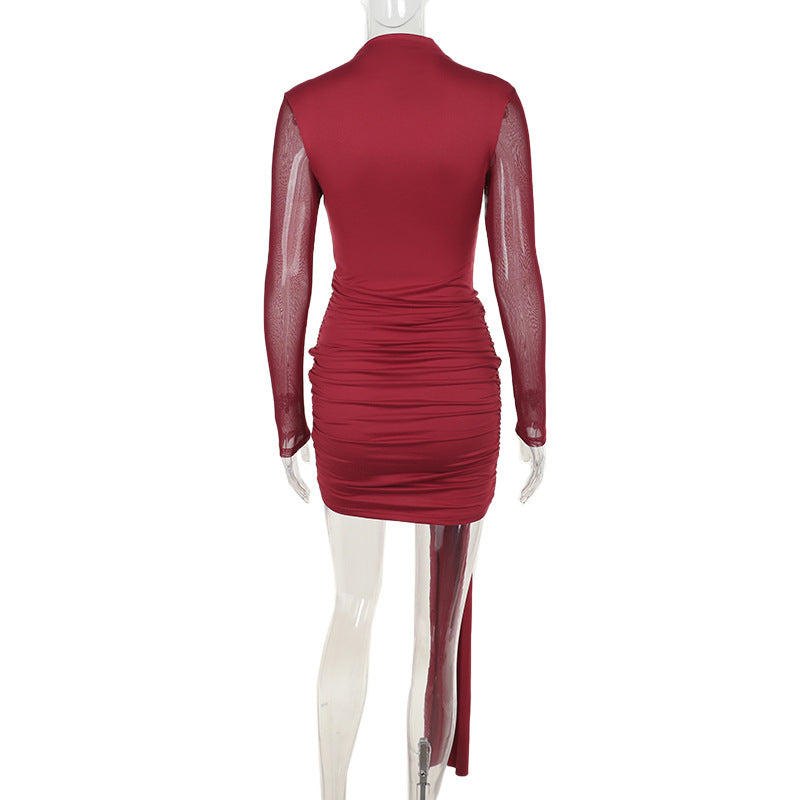 Rave Mini Bodycon Red