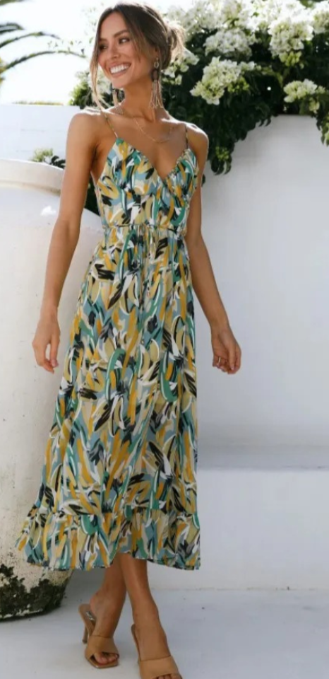 Helena Colorful Dress For Classic Dress with Premium Casual Styling