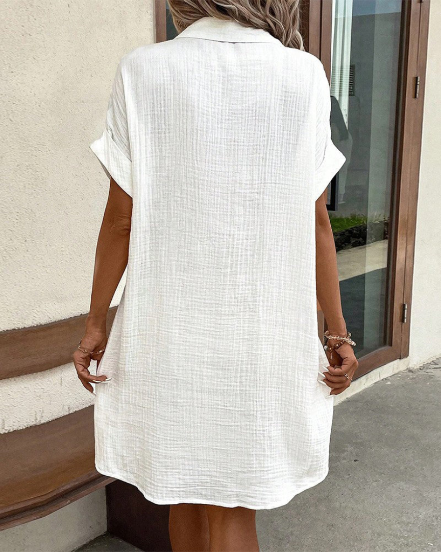 Vera Womens Shirt Dress Premium Dress with Premium Casual Styling