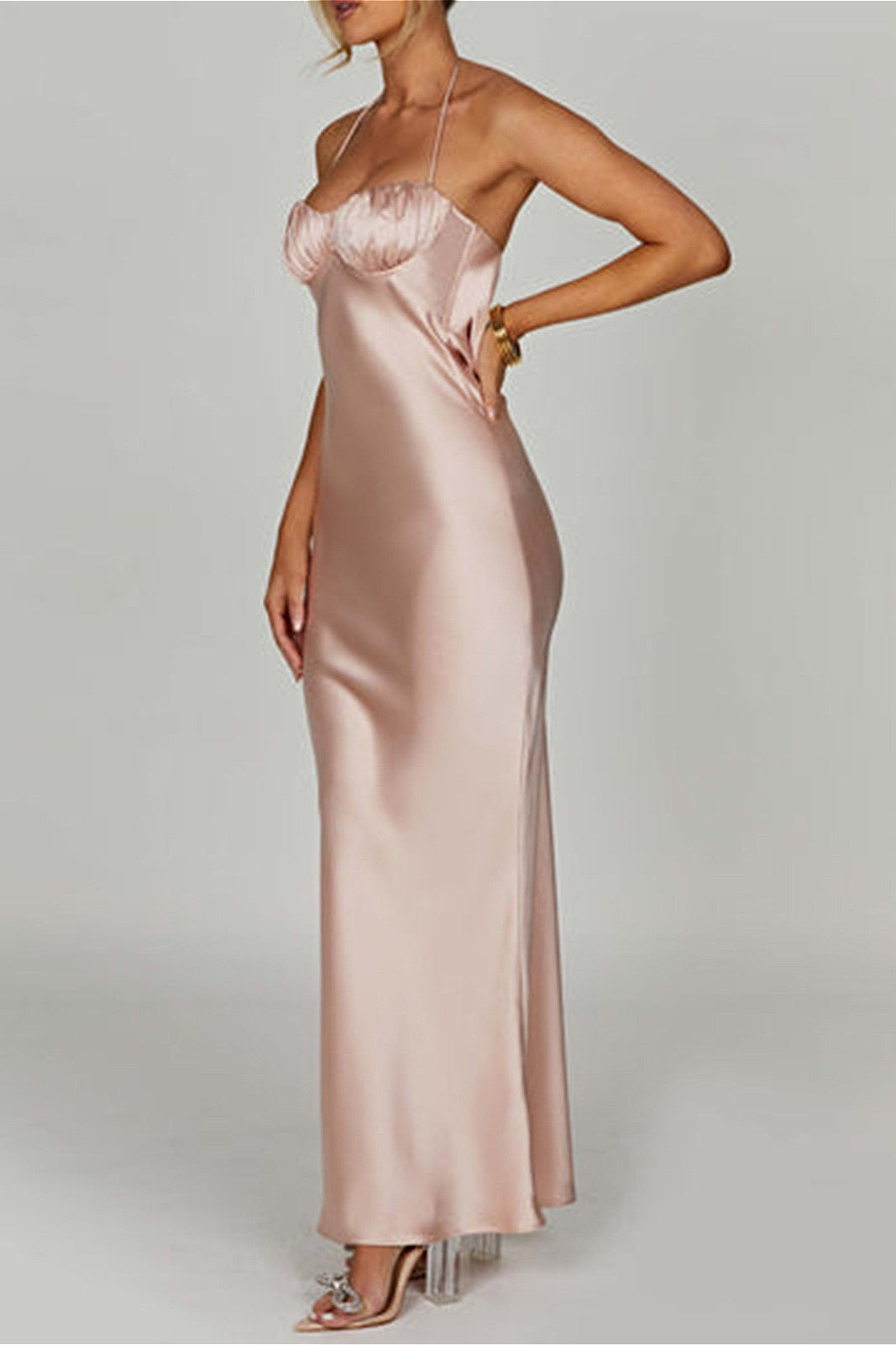 Halter Backless Bodycon Sexy Party Dress