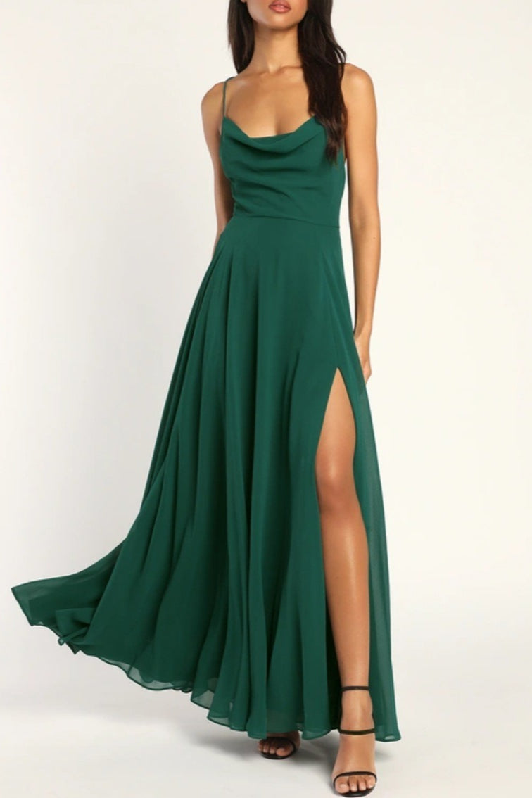 Halter Backless Maxi Dress 9