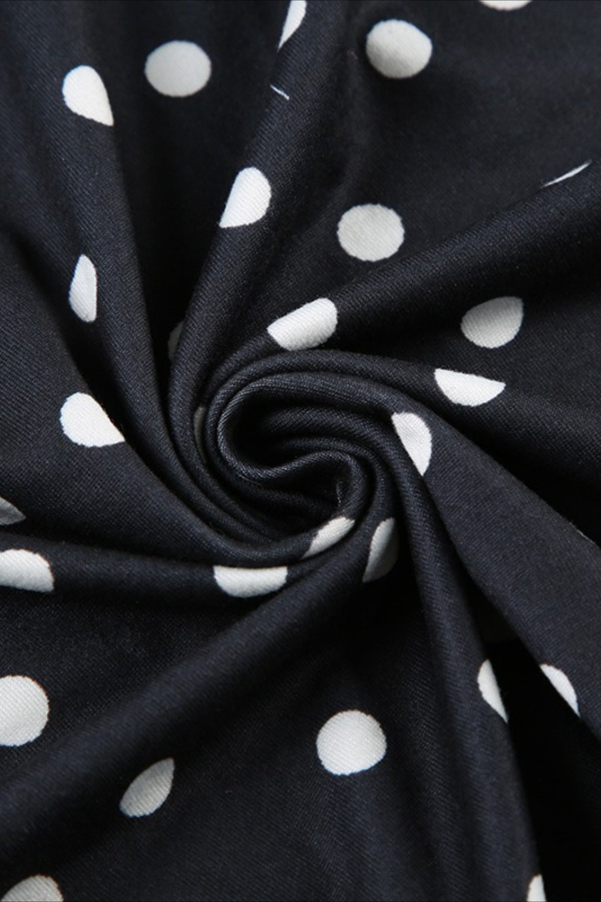 Polka Dot V-Neck Flutter Mini Dress