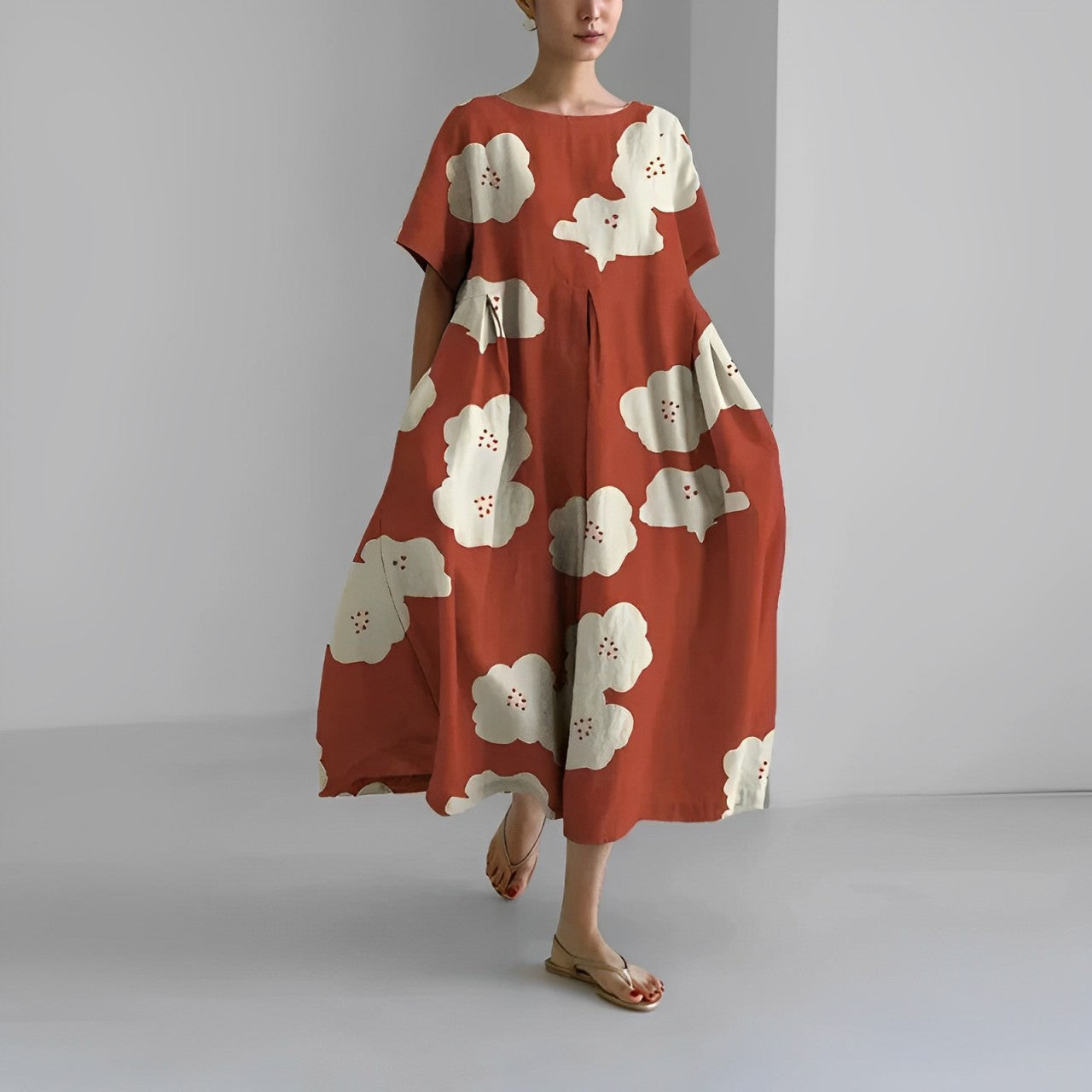 Julieta Aesthetic Floral Dress Boutique Collection