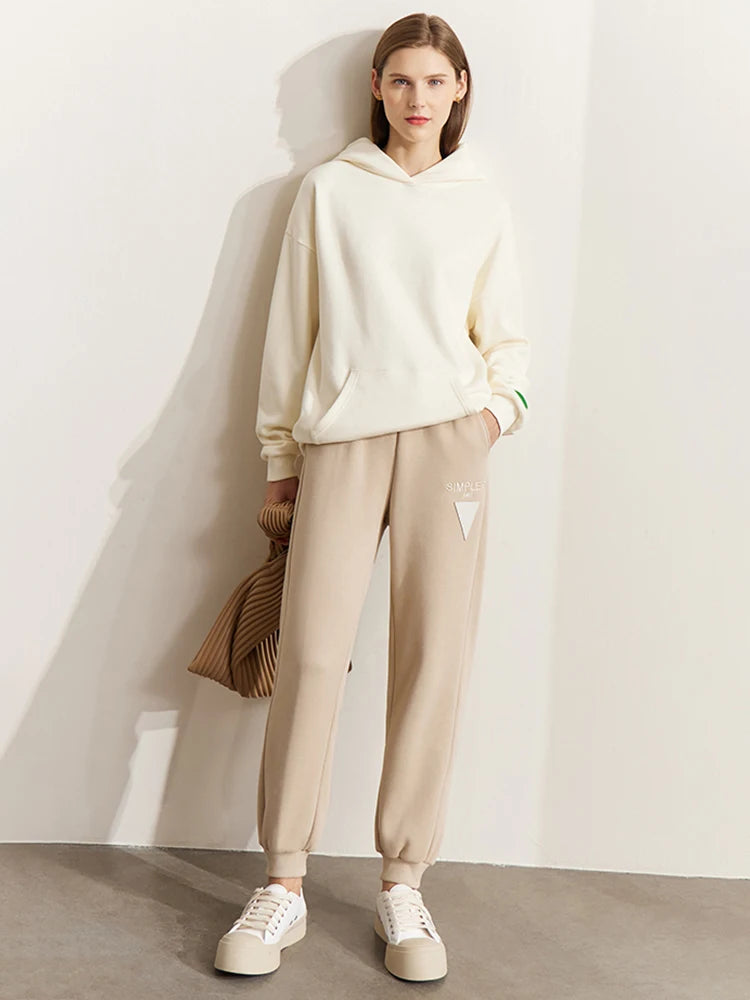 Minimalism AnkleLength Casual Straight Sweatpants