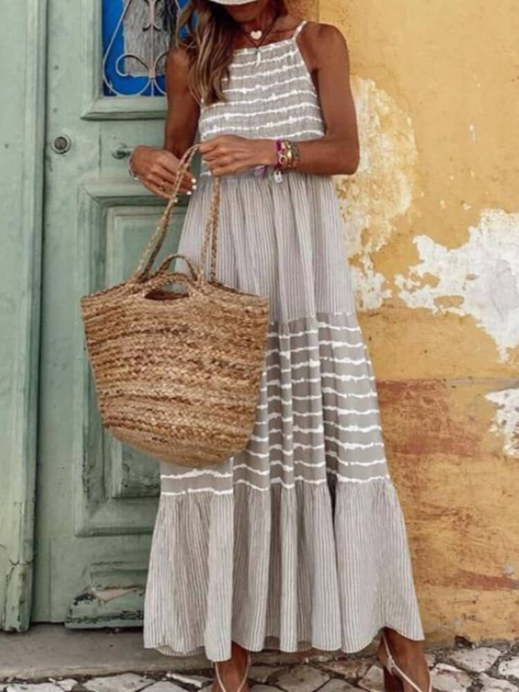 Always a Good Choice Printed Maxi Dress