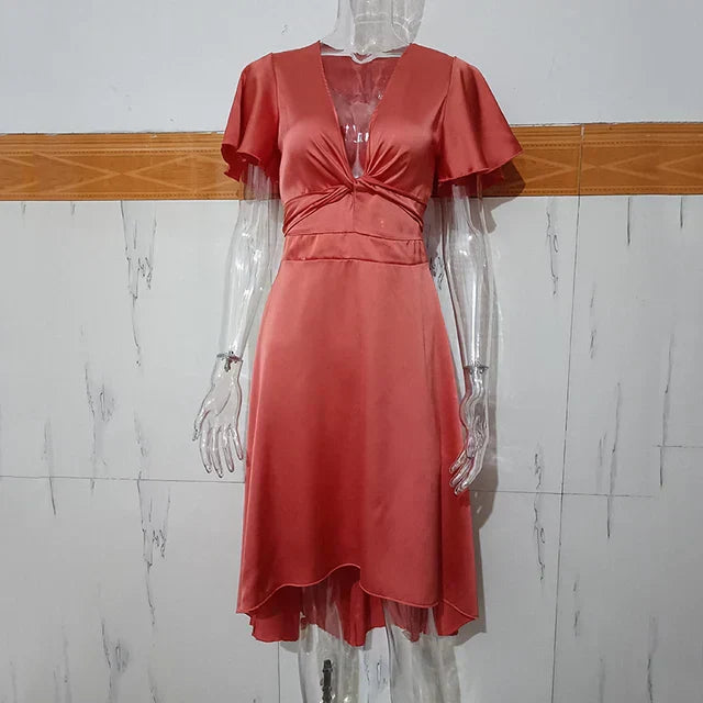 Susana Tailored and Elegant Summer Dress for Women Sophisticated Look