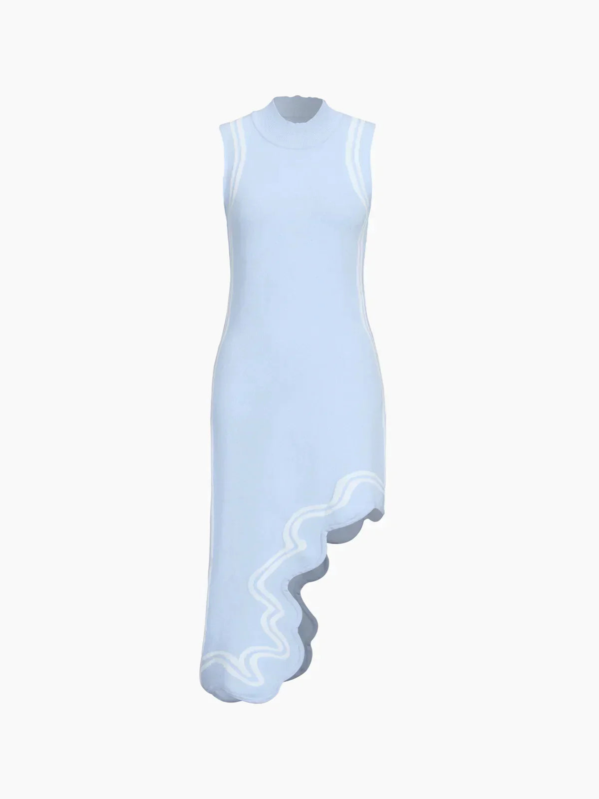 Dulce Asymmetrical Knit Dress for Women Everyday Fashion Pick