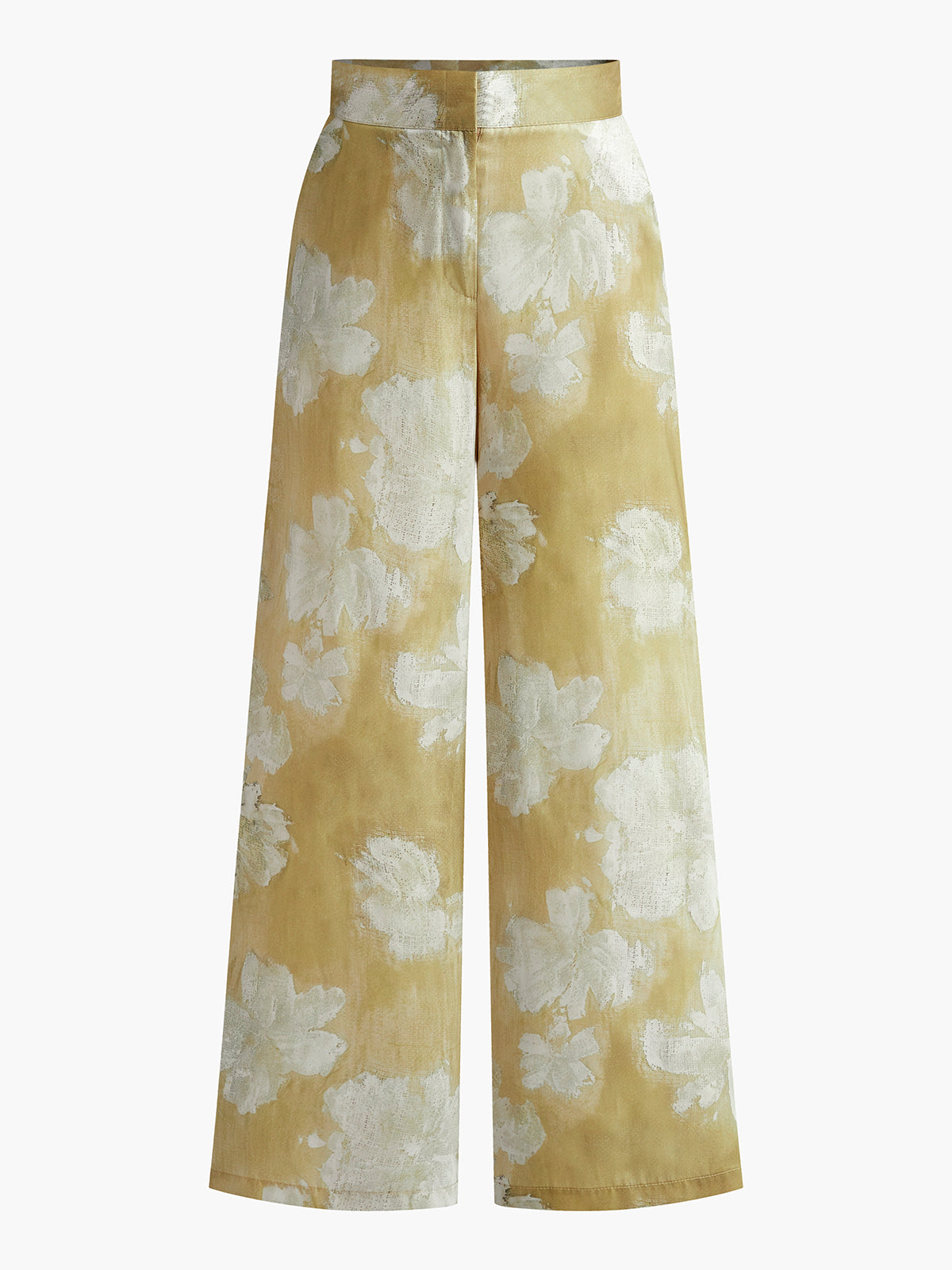 Romance Floral Printed Shirt and Straight Pants set