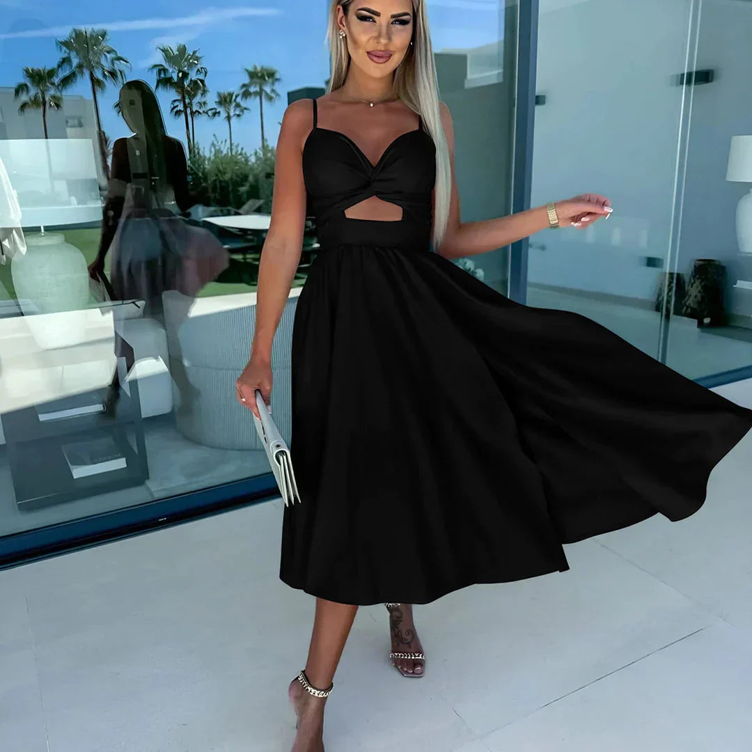 Florencia Premium Summer Dress with a Slit Designer Edit