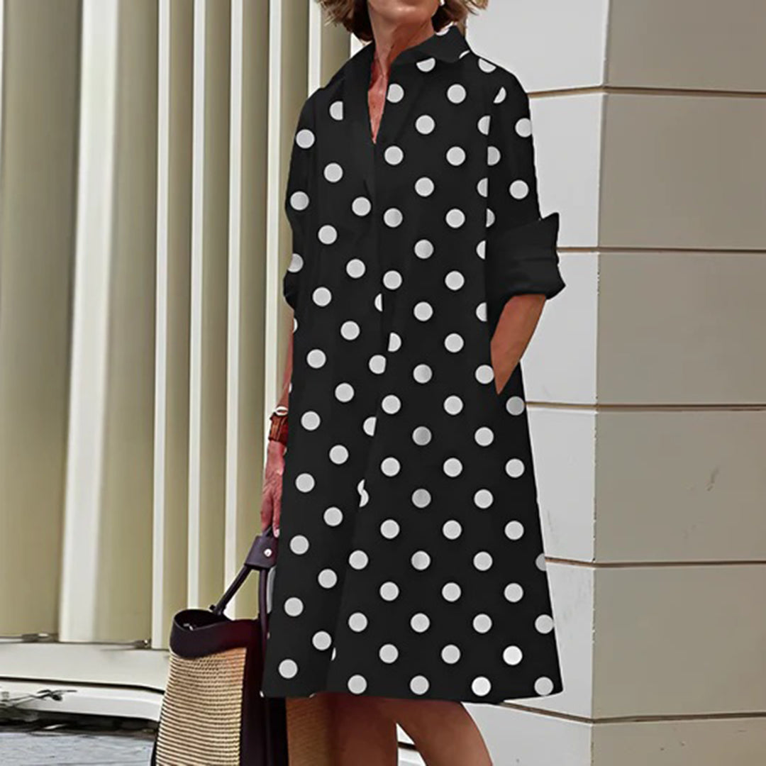 Alba Elevated Fashionable Shirt Dress Evening Wear Edit