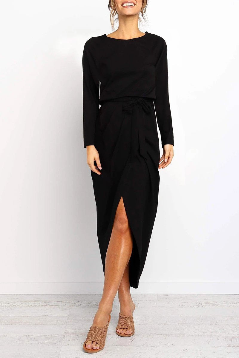 Azucena Effortless Dress After Midnight Ankle Length Elevated Occasion Wear