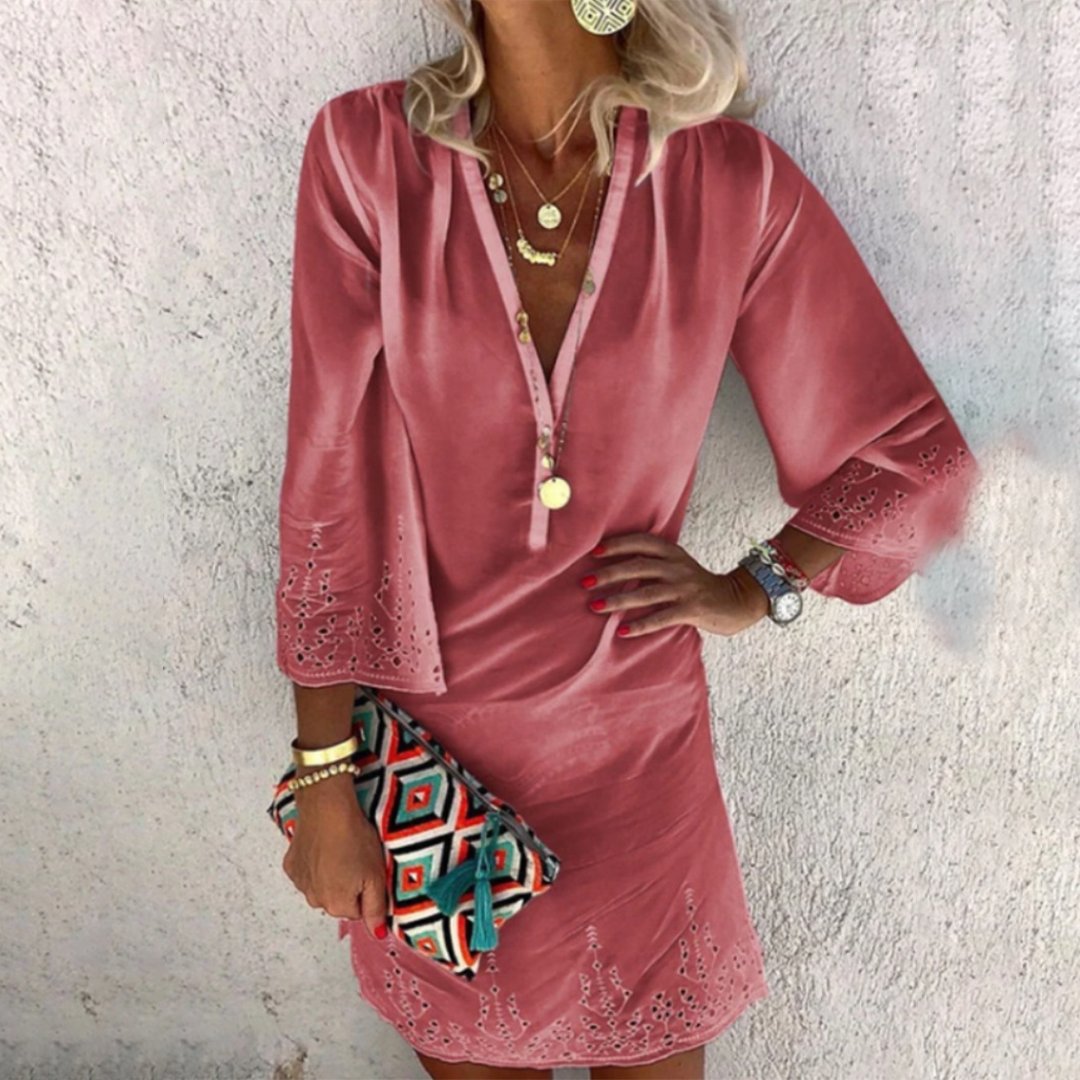 Nitzia Stylish Mini Dress for Women Timeless Daily Style